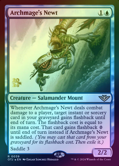 Archmage's Newt - Prerelease Promo (Foil) (POTJ)