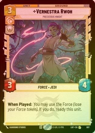 Vernestra Rwoh - Precocious Knight- 697 - Rare (Foil)