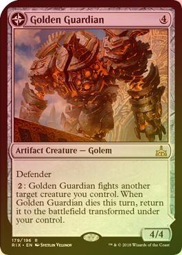 Golden Guardian // Gold-Forge Garrison (Foil) (RIX)