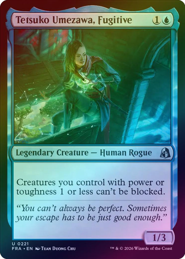 Tetsuko Umezawa, Fugitive (Foil) (FRA)