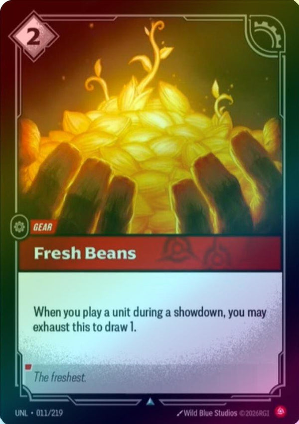 Fresh Beans - 011/219 - Uncommon (Foil)