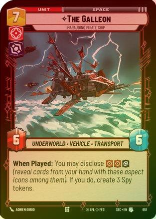 The Galleon - Marauding Pirate Ship (Foil) - 651 - Uncommon (Foil)