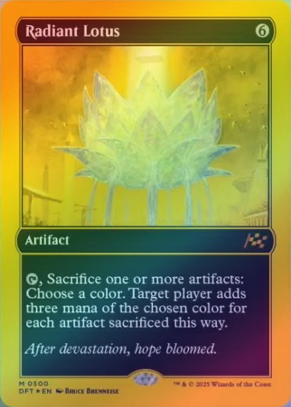 Radiant Lotus (First-Place Foil) (DFT)