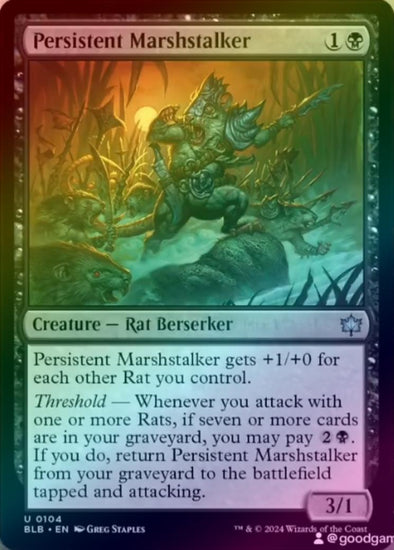 Persistent Marshstalker (Foil) (BLB)