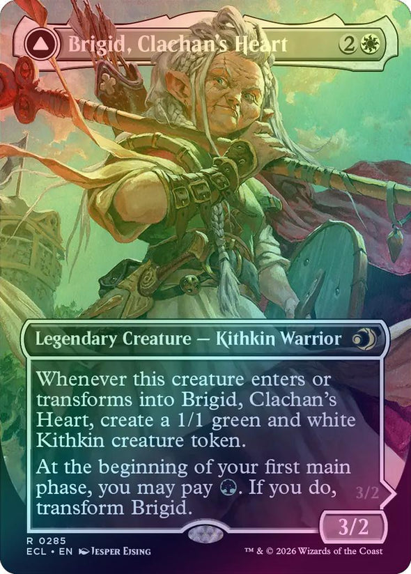 Brigid, Clachan's Heart // Brigid, Doun's Mind - Borderless (Foil) (ECL)