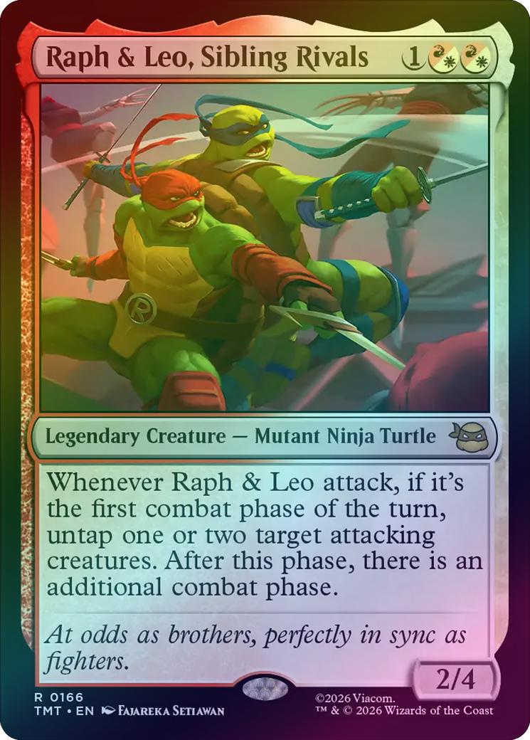Leo Rivals 401 Games Canada - Raph & Leo, Sibling Rivals (Foil) (TMT)