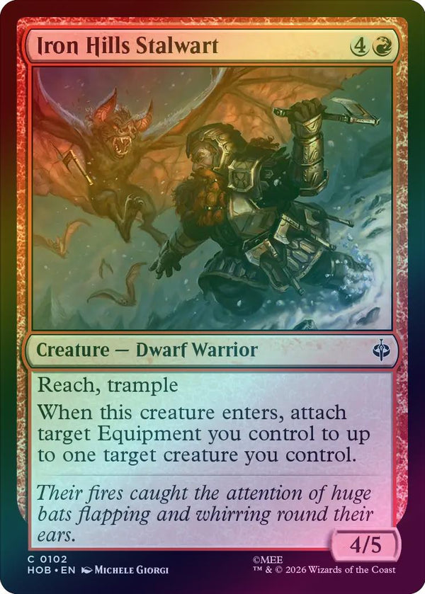 Iron Hills Stalwart (Foil) (HOB) (Pre-Order)