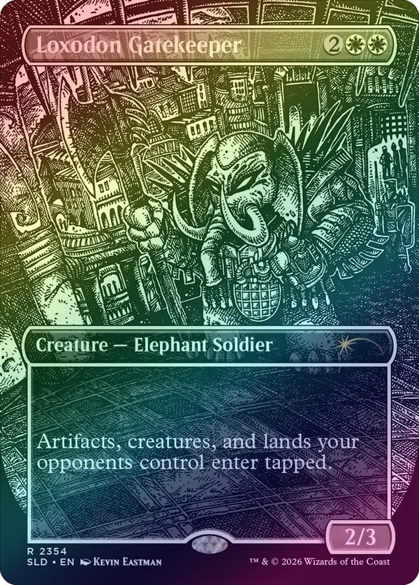 Loxodon Gatekeeper - Featuring: Kevin Eastman (Inks) (Foil) (SLD)