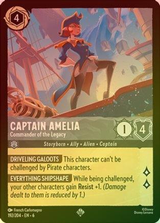 Captain Amelia (Commander of the Legacy) - 192/204 - Super Rare (Foil)
