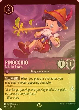 Pinocchio (Talkative Puppet) - 32 - Promo (Foil)