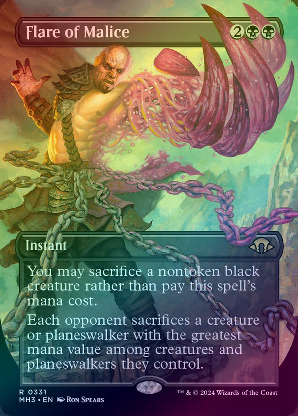 Flare of Malice - Borderless (Foil) (MH3)