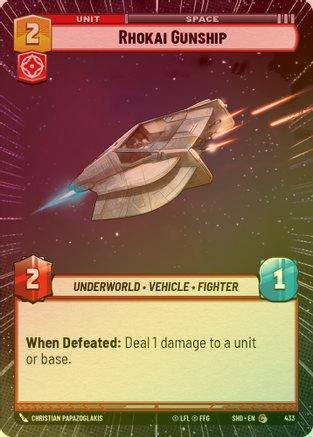 Rhokai Gunship (Hyperspace) - 433 - Common (Foil)