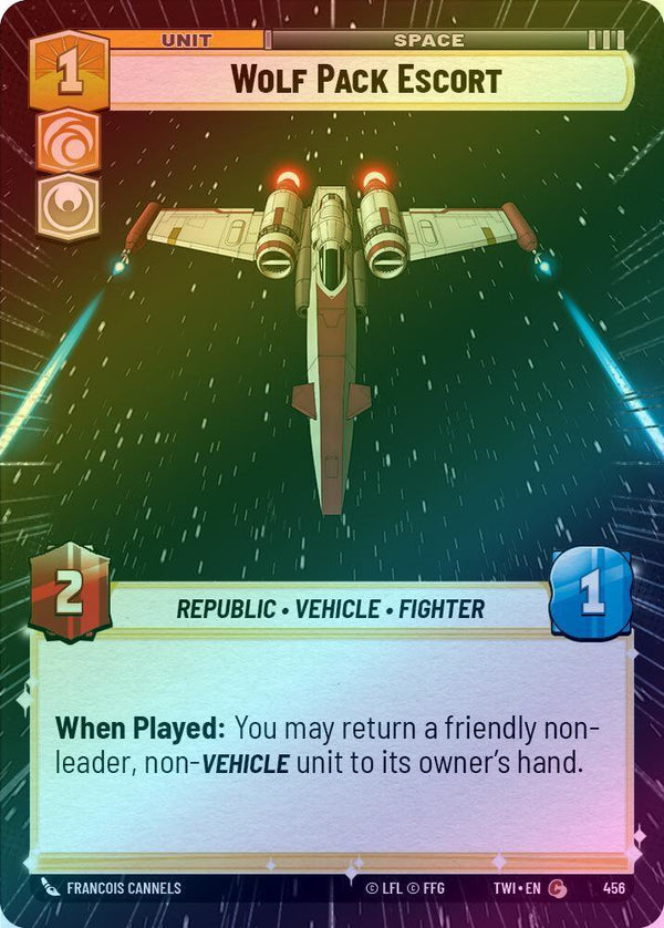 Wolf Pack Escort (Hyperspace) - 456 - Common (Foil)