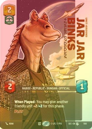 Jar Jar Binks - Mesa Propose (Prestige Foil) - 1100 - Uncommon (Foil)