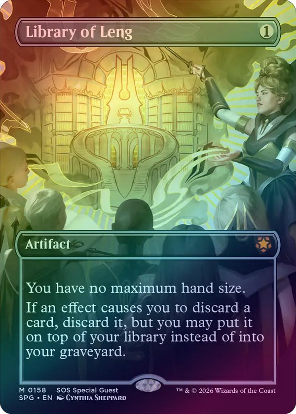 Library of Leng - Borderless (Foil) (SPG)