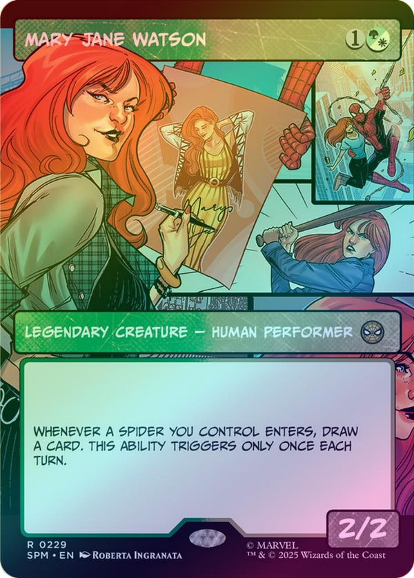 Mary Jane Watson - Panel Showcase (Foil) (SPM)