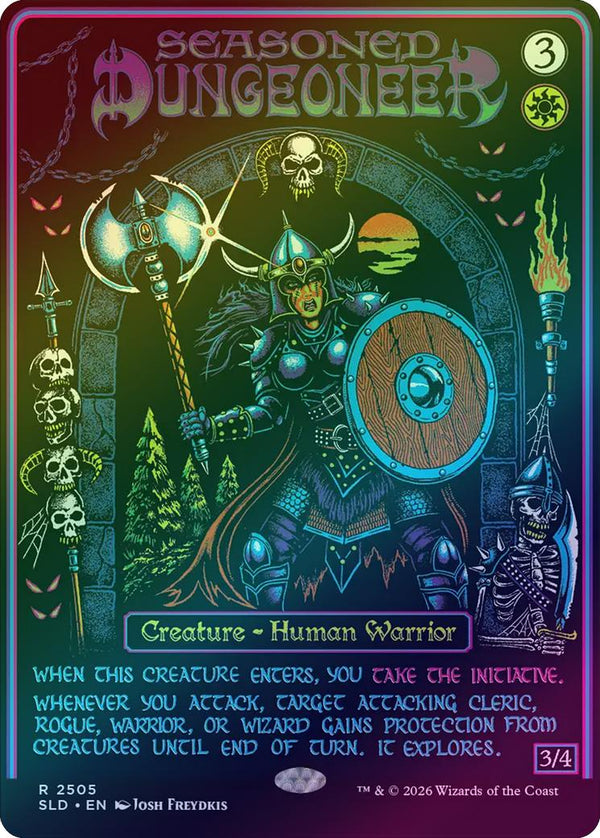 Seasoned Dungeoneer - D&D: Black Lights & Dark Dungeons (Foil) (SLD)