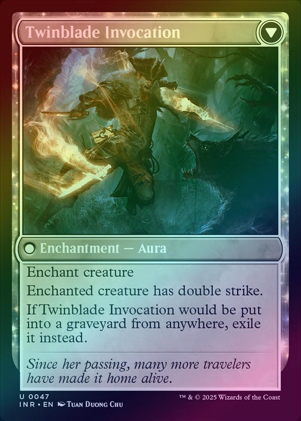 Twinblade Geist // Twinblade Invocation (Foil) (INR)