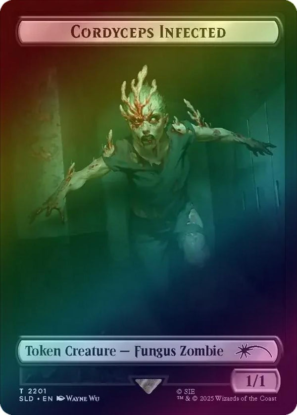 Cordyceps Infected Token - The Last Of Us Part I (Rainbow Foil) (SLD)