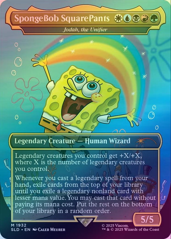 SpongeBob SquarePants // Jodah, the Unifier - Spongebob Squarepants: Legends of Bikini Bottom (Foil) (SLD)