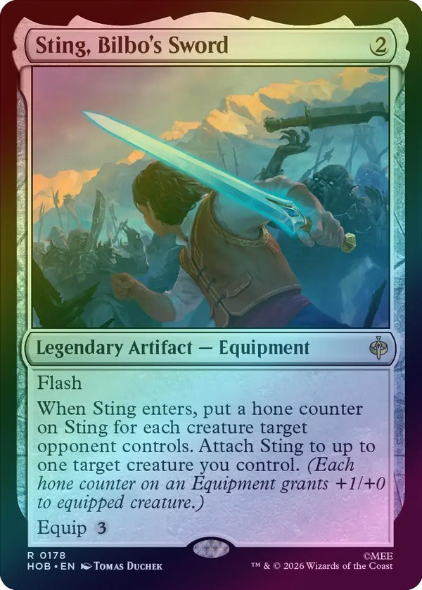 Sting, Bilbo's Sword (Foil) (HOB) (Pre-Order)