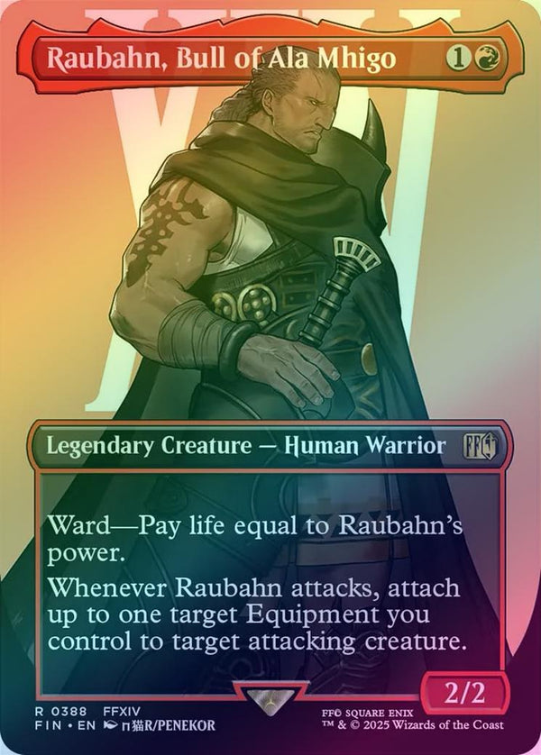 Raubahn, Bull of Ala Mhigo - Borderless (Foil) (FIN)