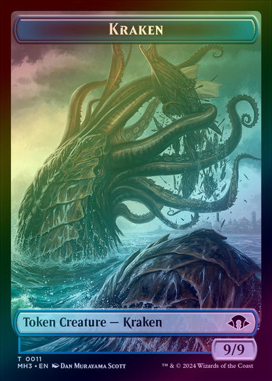 Kraken Token (Foil) (TMH3)