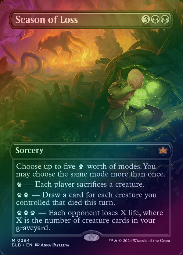 Season of Loss - Borderless (Foil) (BLB)