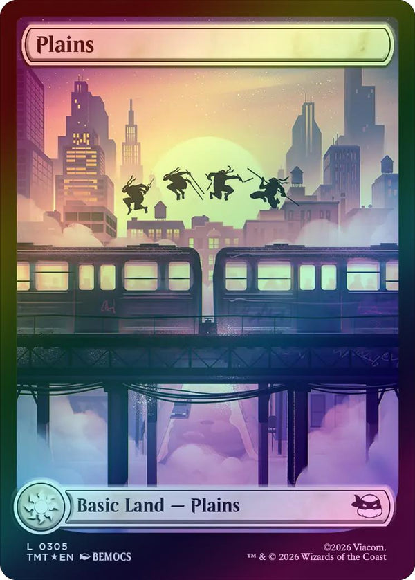 Plains (305) (Surge Foil) (TMT)
