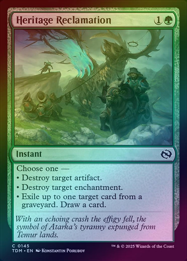 Heritage Reclamation (Foil) (TDM)