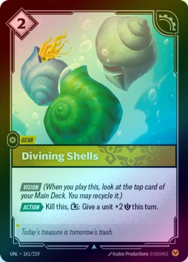 Divining Shells - 161/219 - Uncommon (Foil)