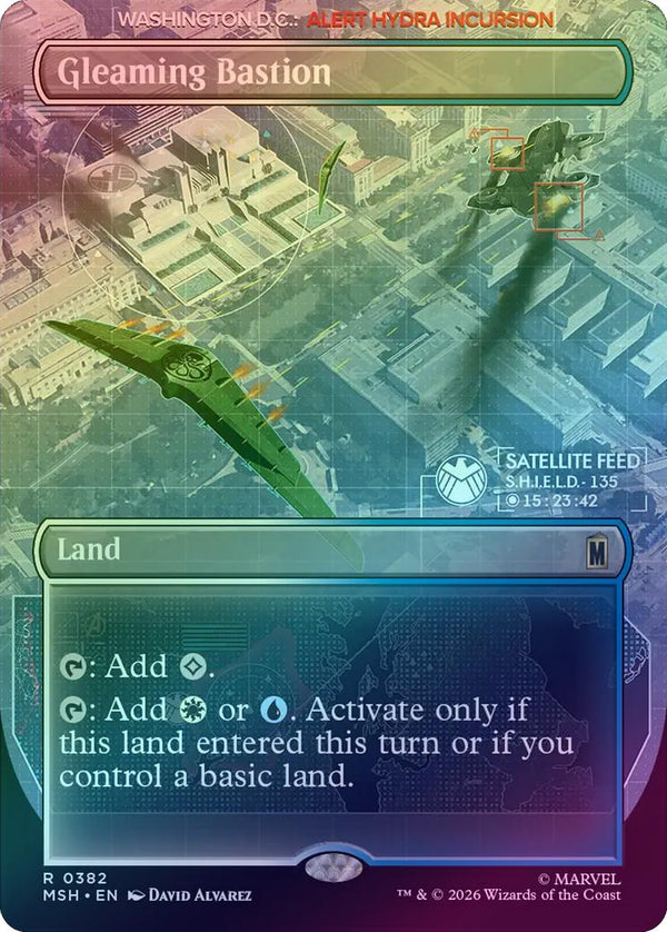 Gleaming Bastion - Borderless (Foil) (MSH) (Pre-Order)