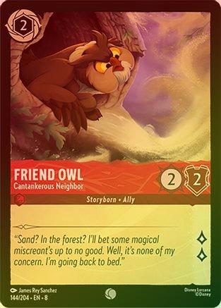 Friend Owl (Cantankerous Neighbor) - 144/204 - Common (Foil)