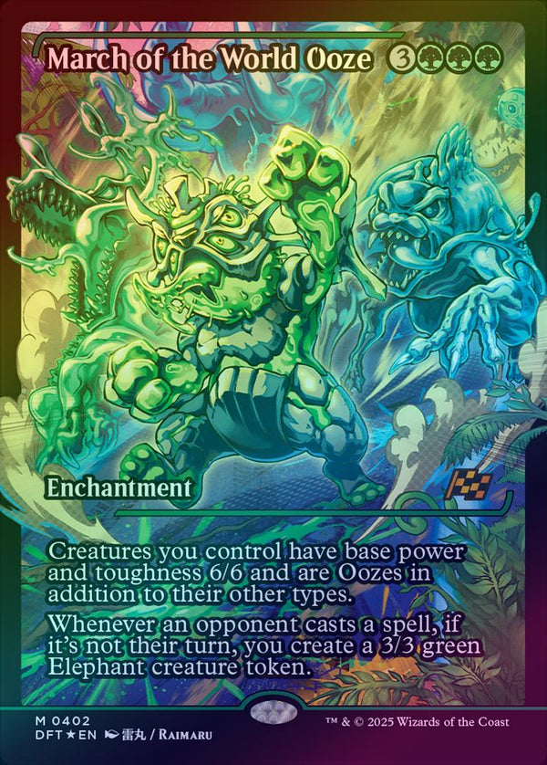 March of the World Ooze - Japan Showcase - English Language (Foil) (DFT)
