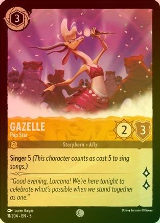 Gazelle (Pop Star) - 11/204 - Common (Foil)