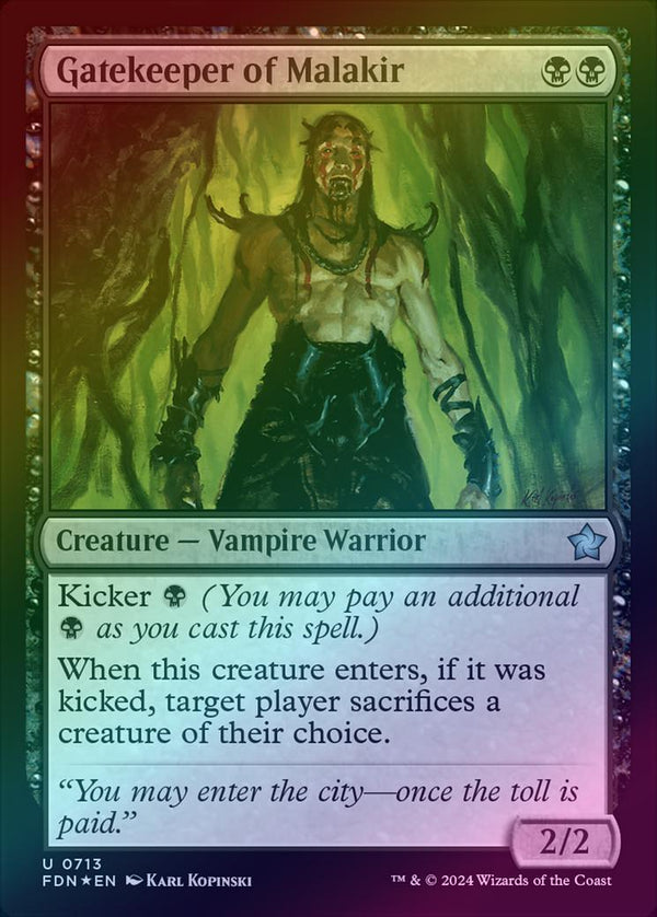 Gatekeeper of Malakir (Foil) (FDN)