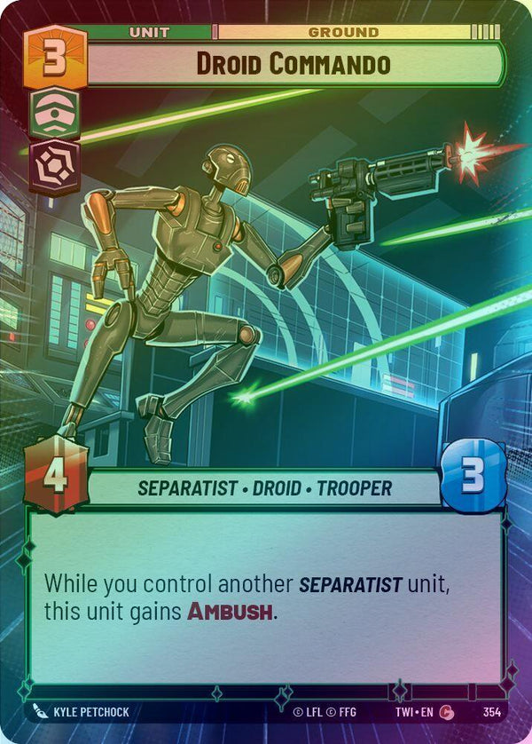 Droid Commando (Hyperspace) - 354 - Common (Foil)