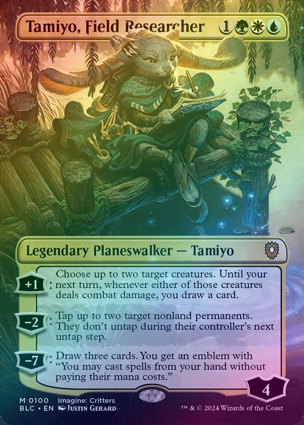 Tamiyo, Field Researcher - Borderless (Foil) (BLC)