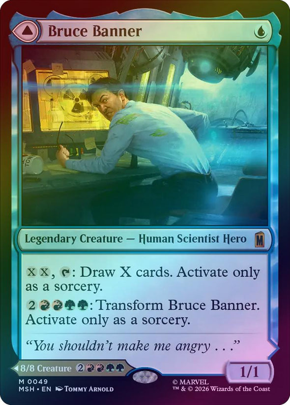 Bruce Banner // The Incredible Hulk (Foil) (MSH) (Pre-Order)