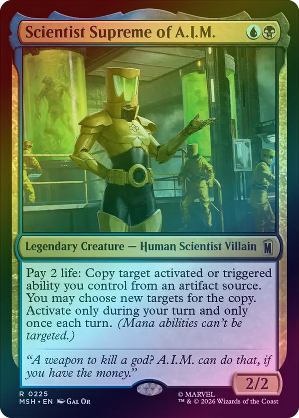 Scientist Supreme of A.I.M. (Foil) (MSH) (Pre-Order)