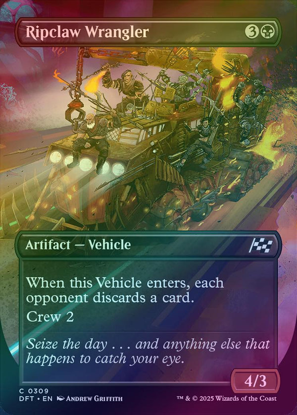 Ripclaw Wrangler - Borderless Revved Up (Foil) (DFT)