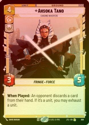 Ahsoka Tano - Chasing Whispers - 699 - Rare (Foil)