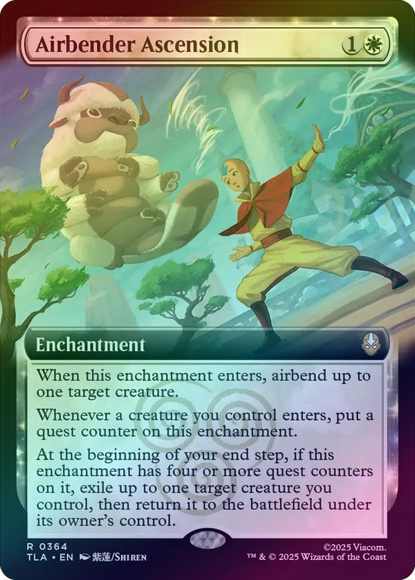 Airbender Ascension - Extended Art (Foil) (TLA)