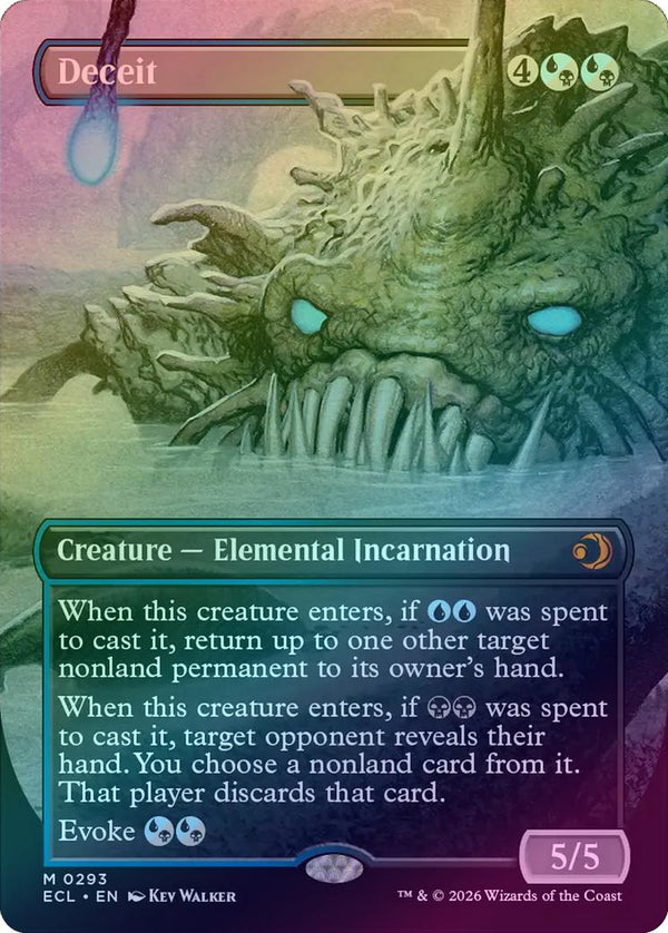 Deceit - Borderless (Foil) (ECL)