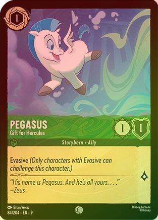 Pegasus (Gift for Hercules) (Fabled Reprint) - 84/204 - Common (Foil)