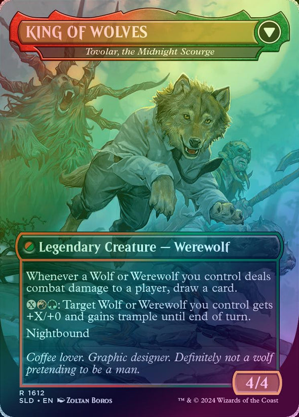 Tovolar, Dire Overlord // Tovolar, the Midnight Scourge - Featuring: Not A Wolf (Foil) (SLD)