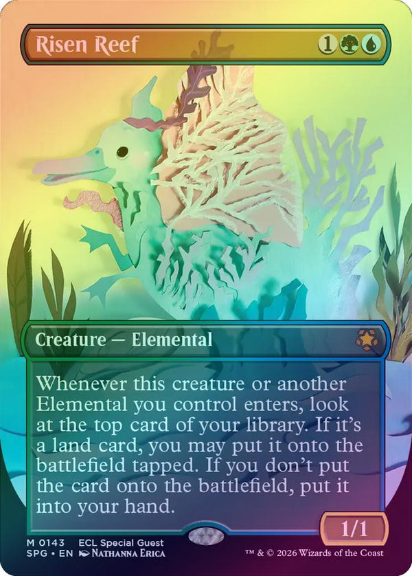 Risen Reef - Borderless (Foil) (SPG)
