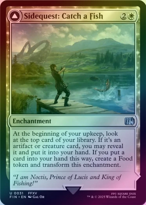 Sidequest: Catch a Fish // Cooking Campsite (Foil) (FIN)