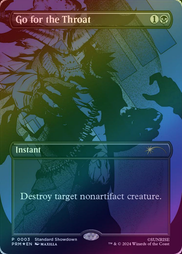 Go for the Throat - Borderless (Foil) (PCBB)