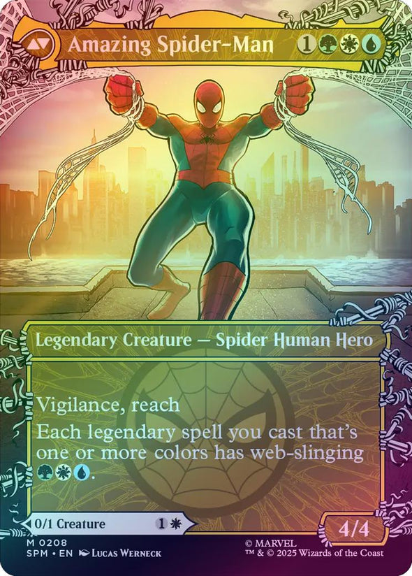 Peter Parker // Amazing Spider-Man - Borderless Web-Slinger (Foil) (SPM)